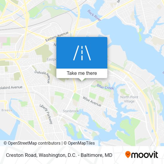 Mapa de Creston Road