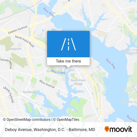 Deboy Avenue map