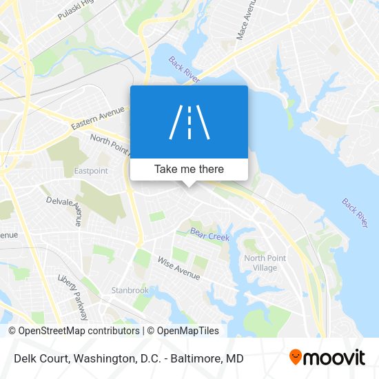 Delk Court map