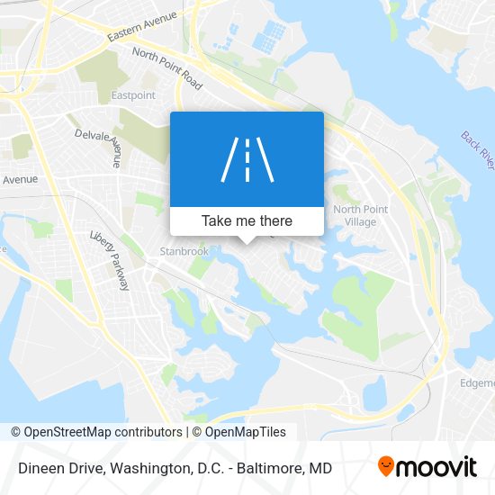 Dineen Drive map