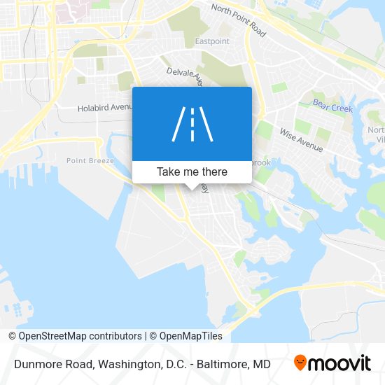Dunmore Road map