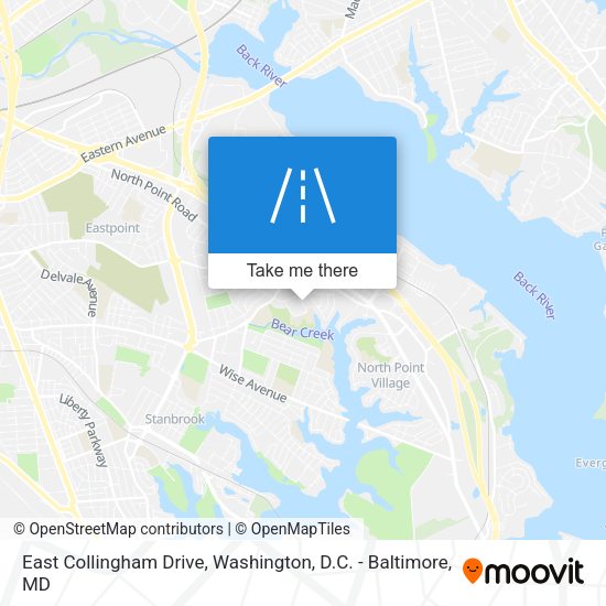 East Collingham Drive map