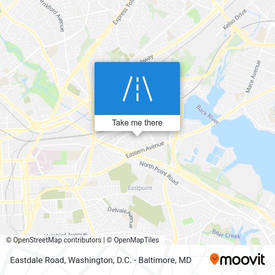 Mapa de Eastdale Road