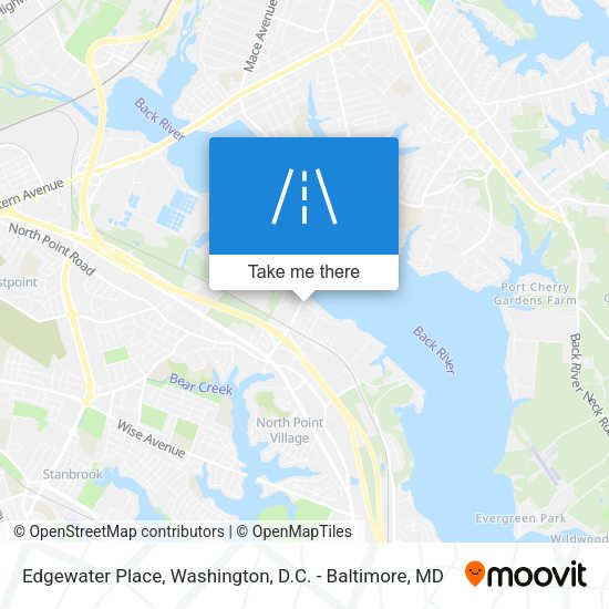 Edgewater Place map
