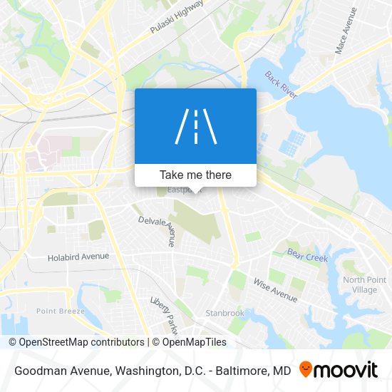 Mapa de Goodman Avenue