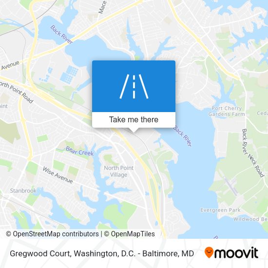 Mapa de Gregwood Court