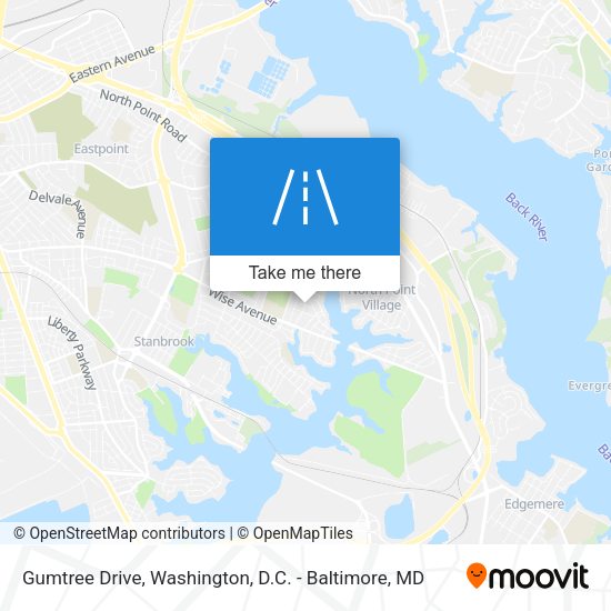 Mapa de Gumtree Drive