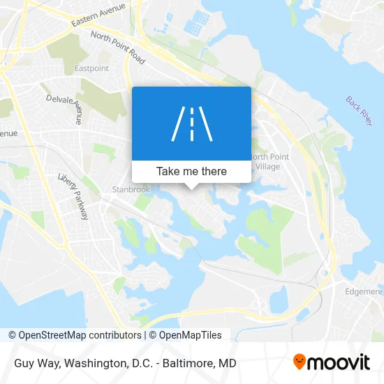 Guy Way map