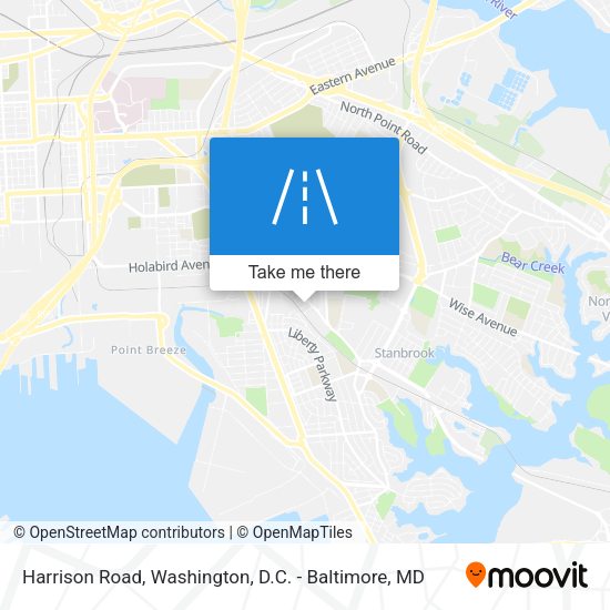 Harrison Road map