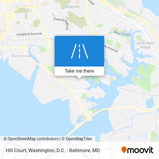 Mapa de Hill Court