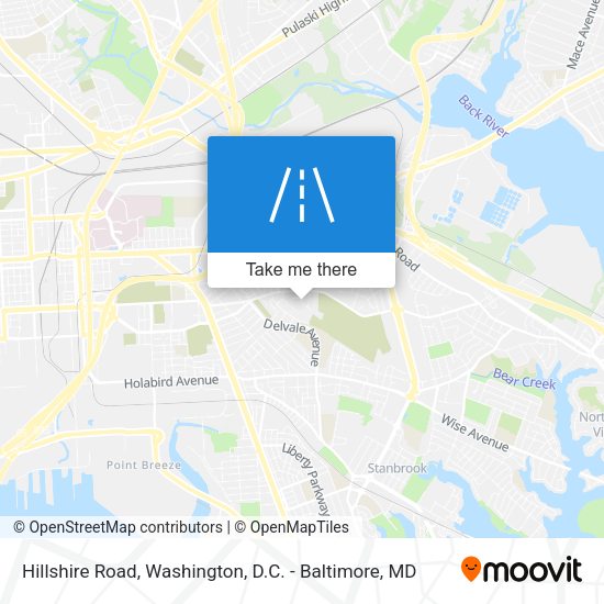 Hillshire Road map