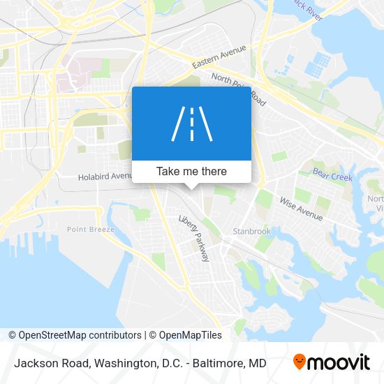 Mapa de Jackson Road