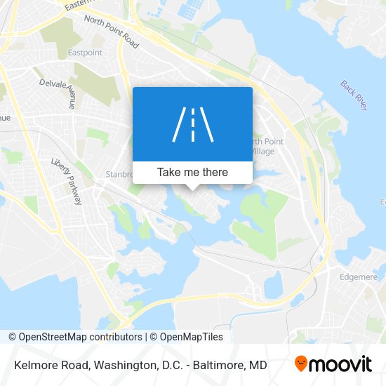 Mapa de Kelmore Road