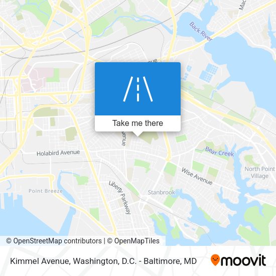 Mapa de Kimmel Avenue