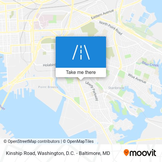 Mapa de Kinship Road