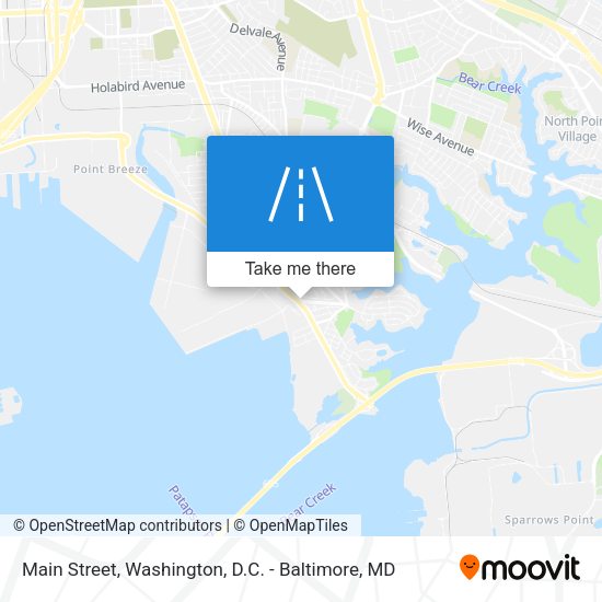 Main Street map