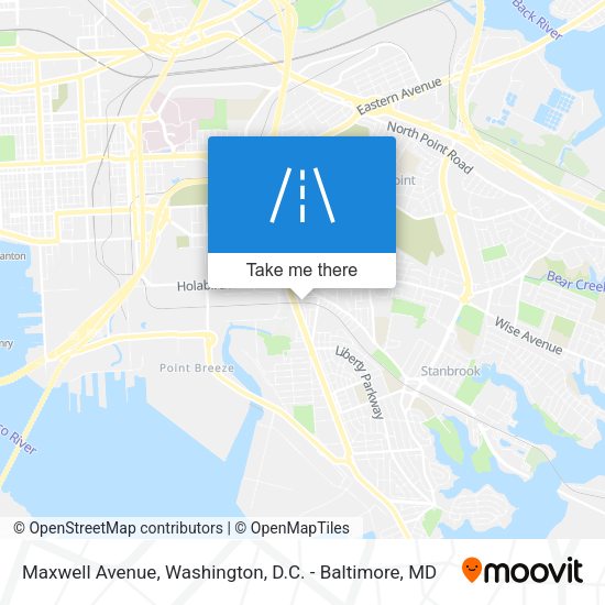 Maxwell Avenue map