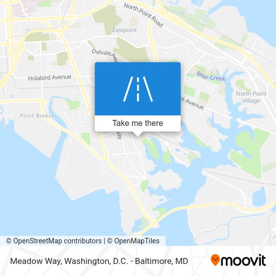 Mapa de Meadow Way