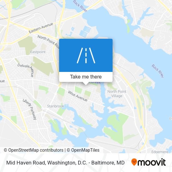 Mid Haven Road map