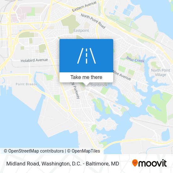 Mapa de Midland Road