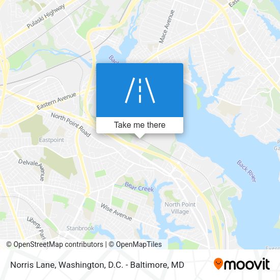 Norris Lane map