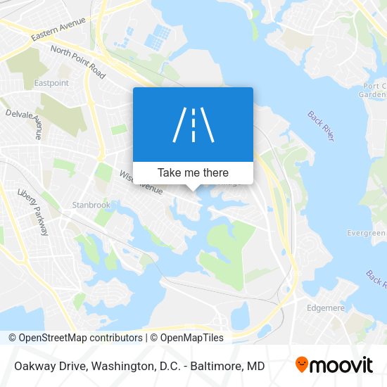 Oakway Drive map