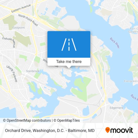 Orchard Drive map