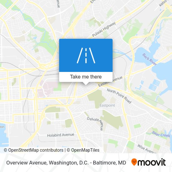 Mapa de Overview Avenue