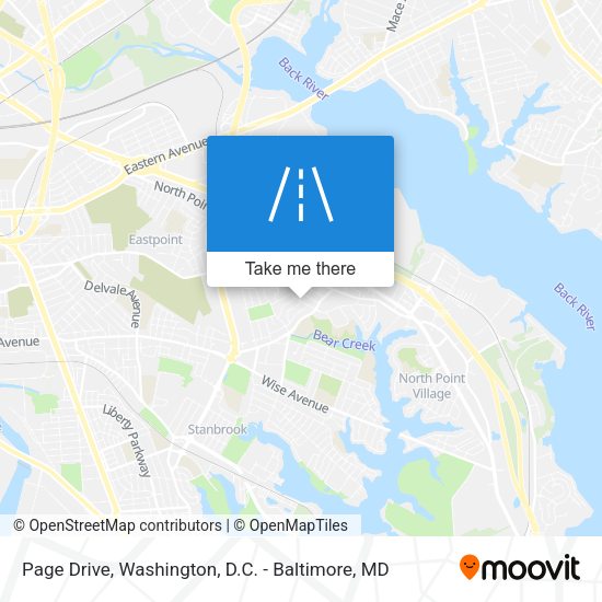 Page Drive map
