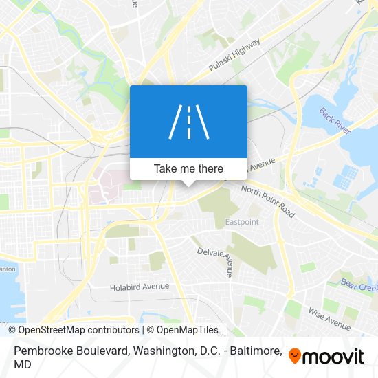 Mapa de Pembrooke Boulevard