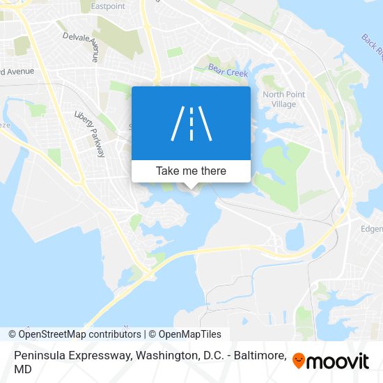 Peninsula Expressway map