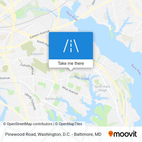 Mapa de Pinewood Road