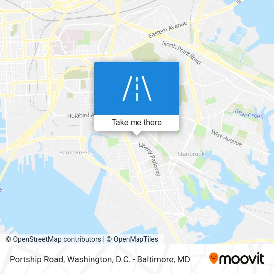 Portship Road map