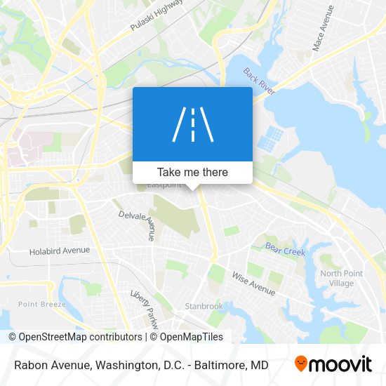 Rabon Avenue map
