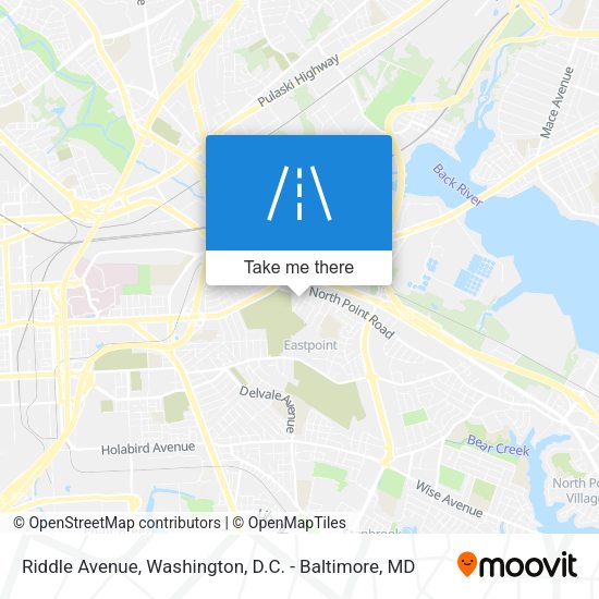 Riddle Avenue map