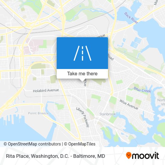 Rita Place map