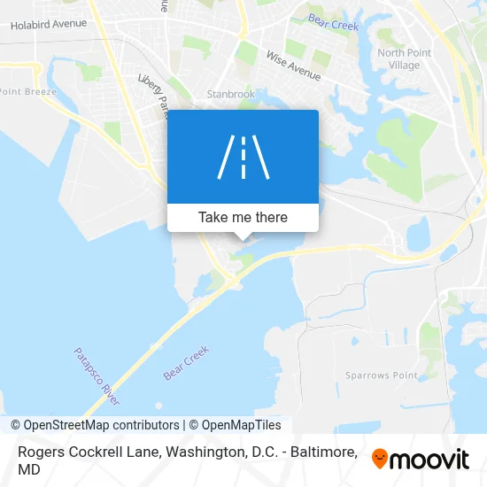 Rogers Cockrell Lane map