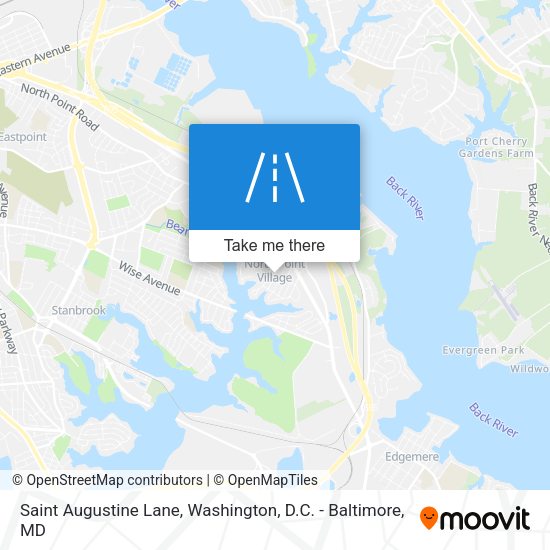 Saint Augustine Lane map