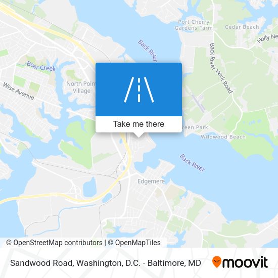 Mapa de Sandwood Road