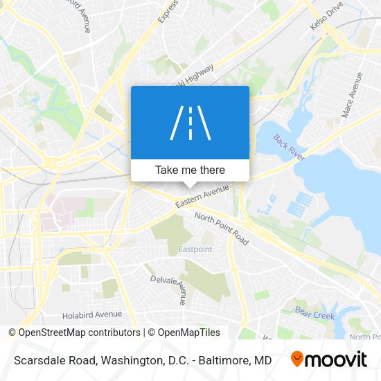 Scarsdale Road map