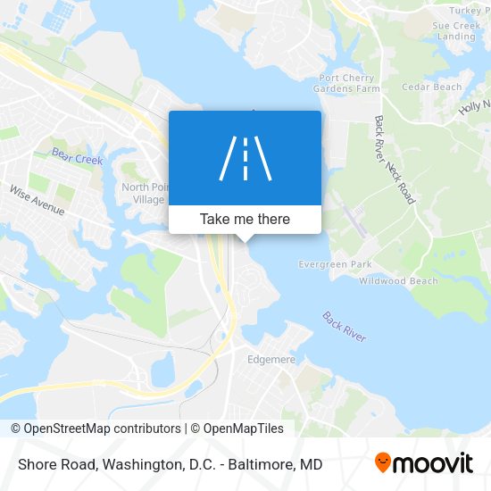 Shore Road map