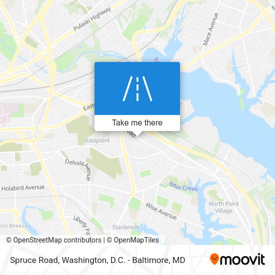 Spruce Road map