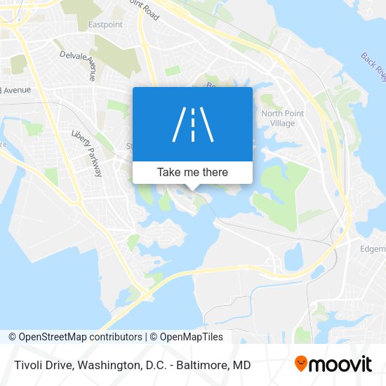 Tivoli Drive map