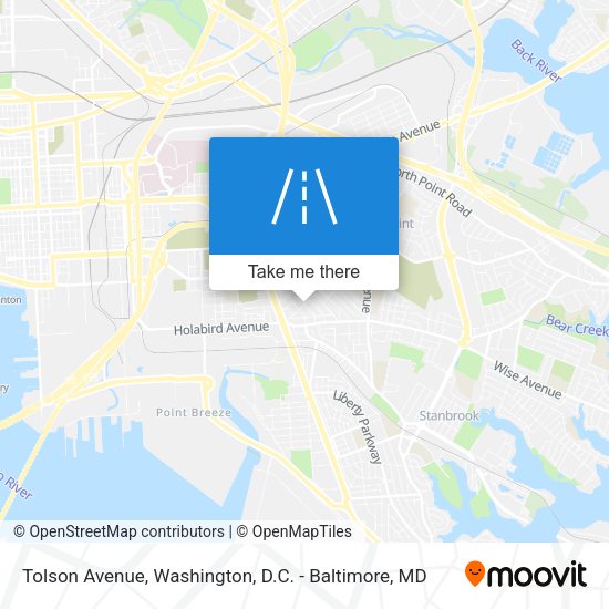 Mapa de Tolson Avenue