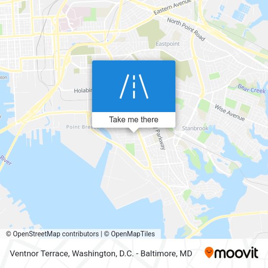 Mapa de Ventnor Terrace