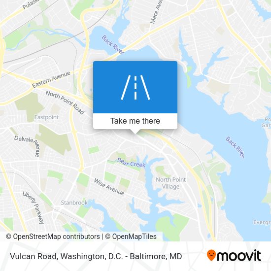 Mapa de Vulcan Road