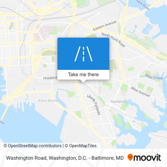 Mapa de Washington Road
