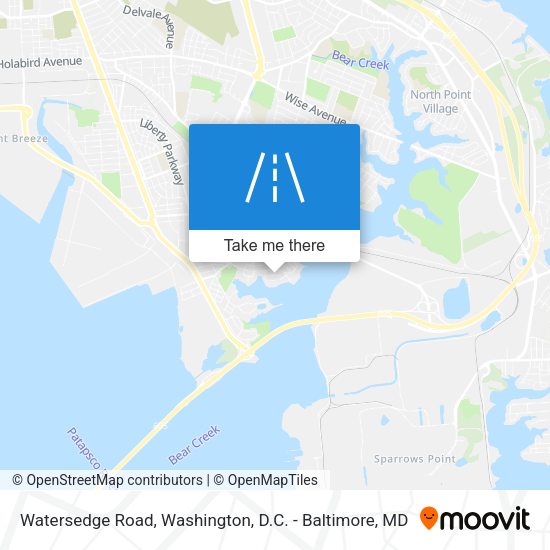 Watersedge Road map