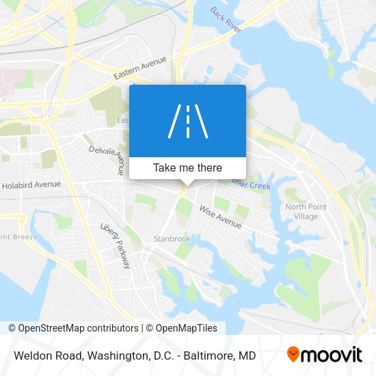 Weldon Road map
