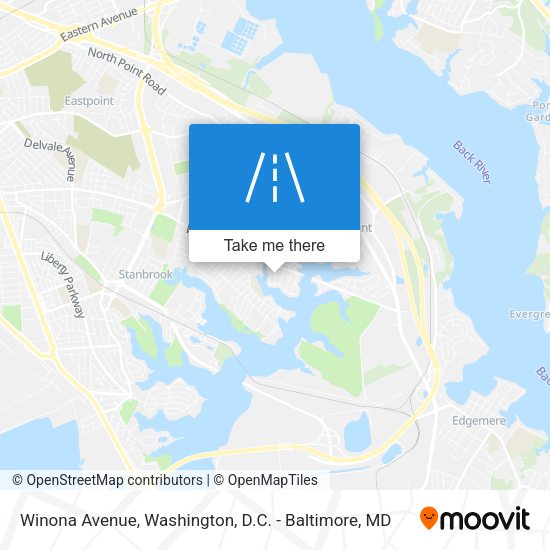 Mapa de Winona Avenue